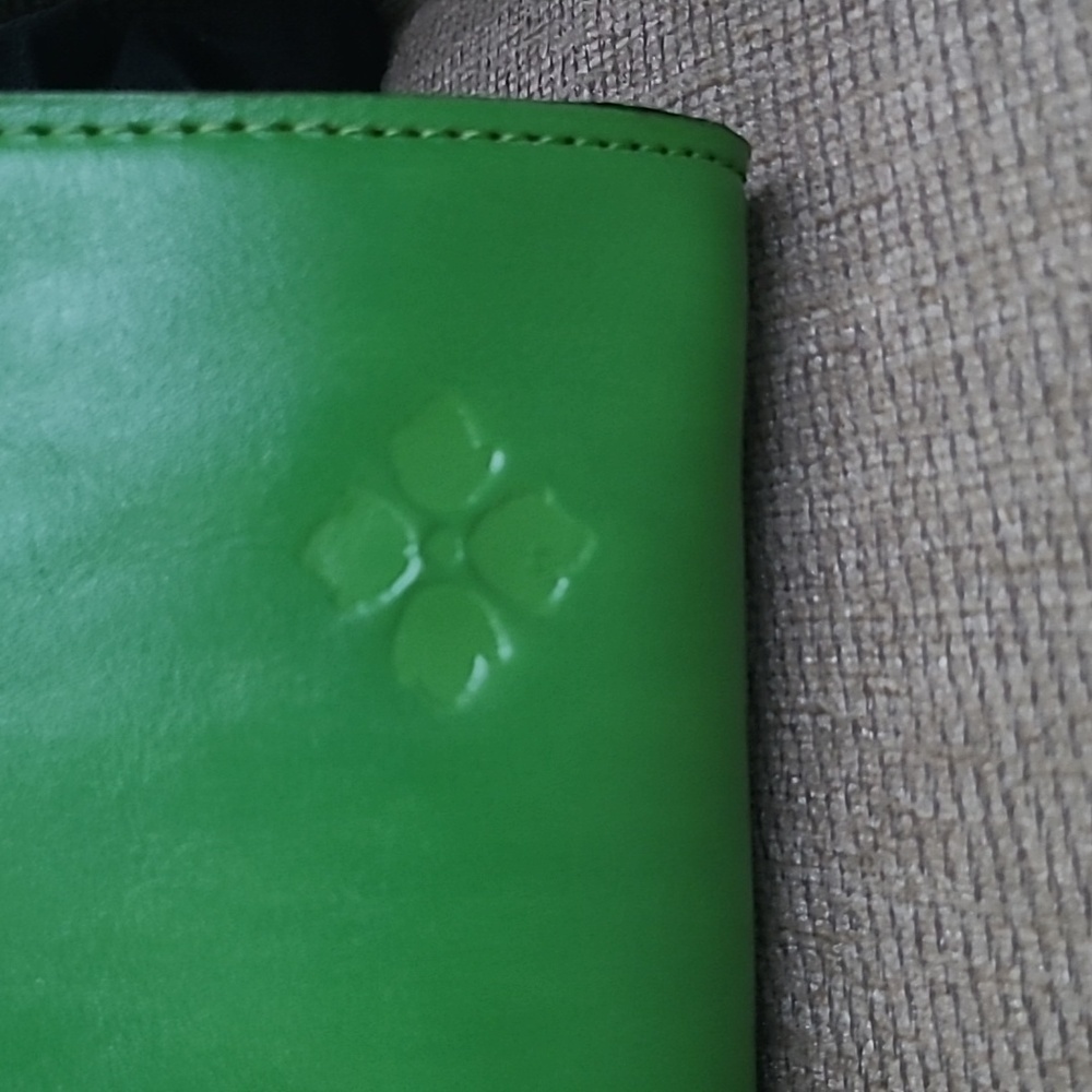 PATRICIA NASH ROSINA FOLIAGE GREEN GENUINE LEATHER SATCHEL - Picture 5 of 11